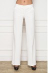 Белые женские брюки прямого кроя Amelie